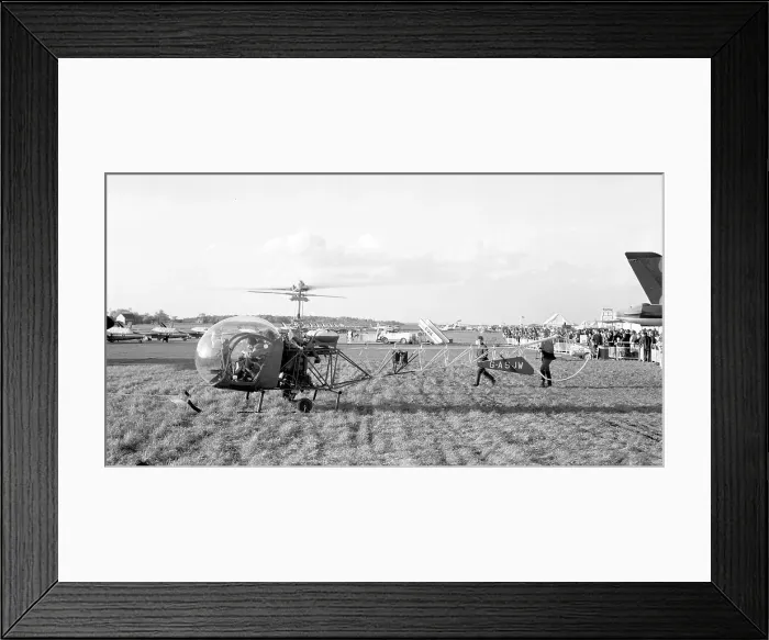 Framed Print : Bell 47D-1 G-ASJW Framed Print : Bell 47D-1 G-ASJW