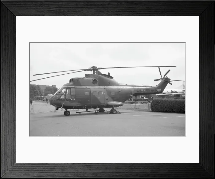 Framed Print : Westland / Sud-Aviation SA. 330E Puma HC. 1 XW208 Framed Print : Westland / Sud-Aviation SA. 330E Puma HC. 1 XW208