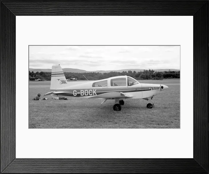 Framed Print : Grumman AA-5 Traveller G-BDCK Framed Print : Grumman AA-5 Traveller G-BDCK