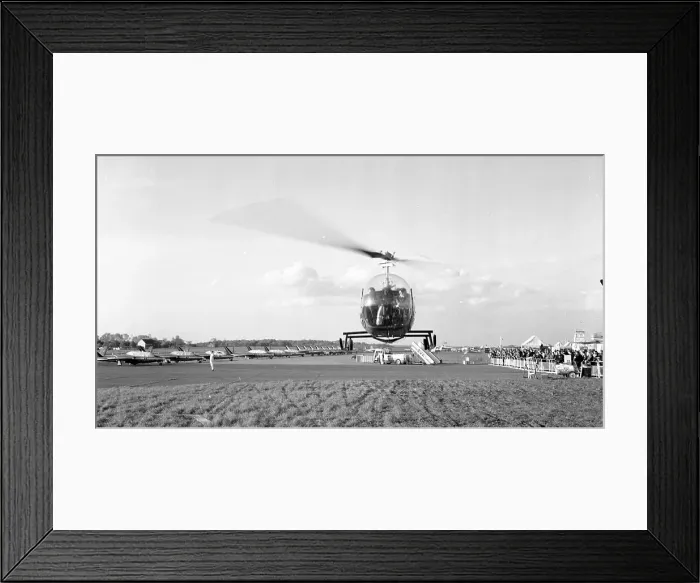 Framed Print : Bell 47D-1 G-ASJW Framed Print : Bell 47D-1 G-ASJW