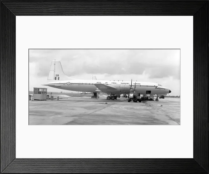 Framed Print : Bristol Britannia C. 1 XM518 Framed Print : Bristol Britannia C. 1 XM518