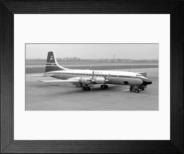 Framed Print : Bristol Britannia 312 G-AOVC