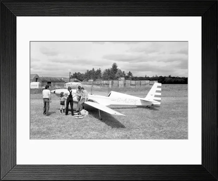 Framed Print : Fournier RF-5 G-AZRK Framed Print : Fournier RF-5 G-AZRK