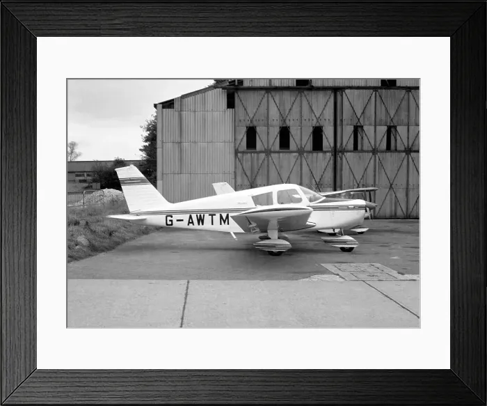 Framed Print : Piper PA-28-140 Cherokee G-AWTM Framed Print : Piper PA-28-140 Cherokee G-AWTM