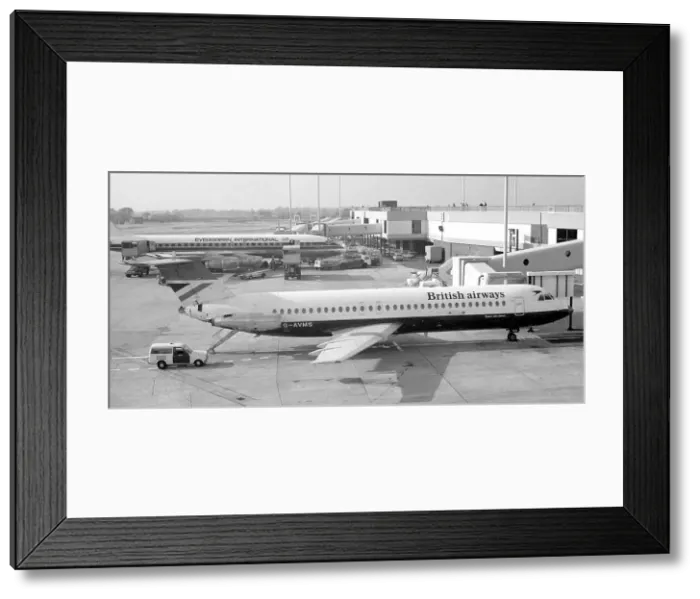 Framed Print : BAC Super One Eleven-510ED G-AVMS Framed Print : BAC Super One Eleven-510ED G-AVMS