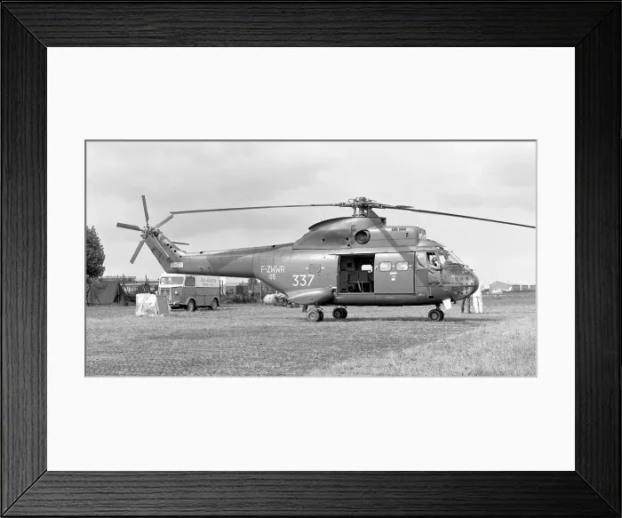 Framed Print : Sud Aviation SA. 330 Puma F-ZWWR Framed Print : Sud Aviation SA. 330 Puma F-ZWWR