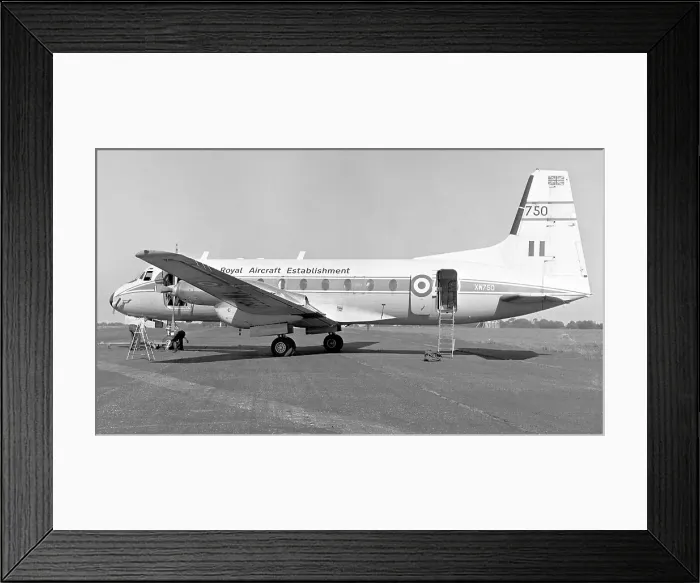 Framed Print : Hawker Siddeley 748-107 XW750 Framed Print : Hawker Siddeley 748-107 XW750