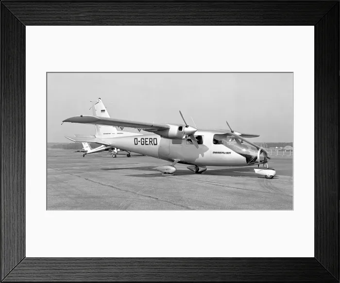 Framed Print : Partenavia P. 68B Observer D-GERD Framed Print : Partenavia P. 68B Observer D-GERD