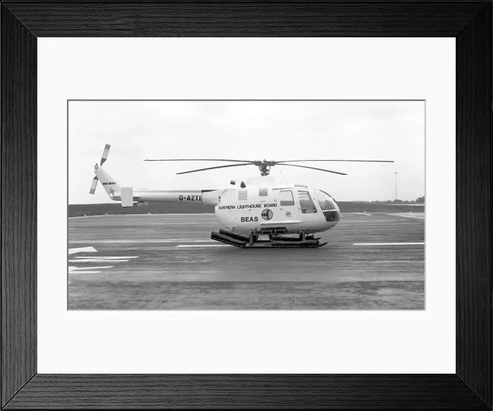 Framed Print : MBB Bo-105DB G-AZTI Framed Print : MBB Bo-105DB G-AZTI