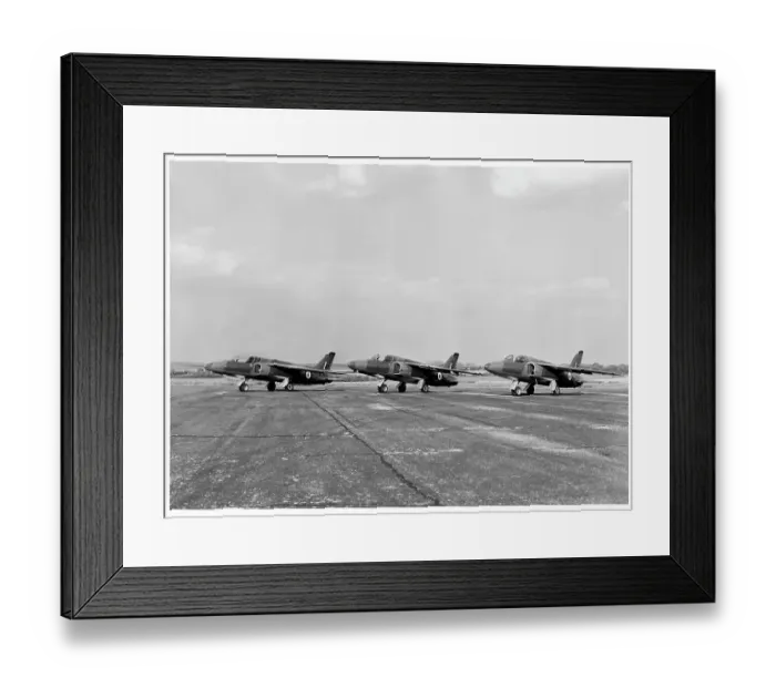 Framed Print : Folland Gnat F. 1 - XK739, XK740 and XK724 Framed Print : Folland Gnat F. 1 - XK739, XK740 and XK724