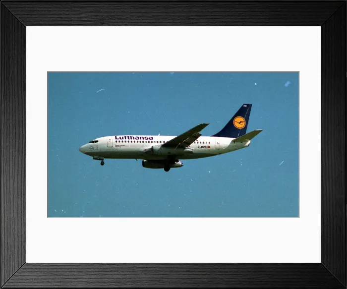 Framed Print : Boeing 737-230 D-ABFC Framed Print : Boeing 737-230 D-ABFC