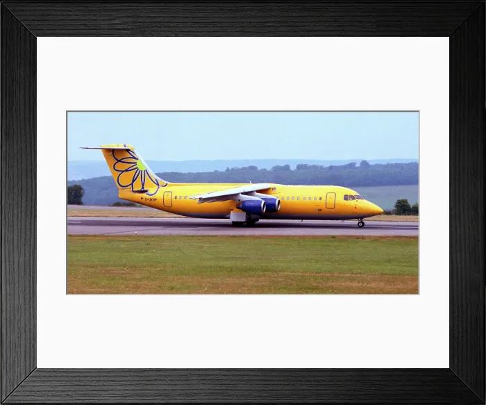 Framed Print : British Aerospace Bae 146-300 G-UKHP Framed Print : British Aerospace Bae 146-300 G-UKHP