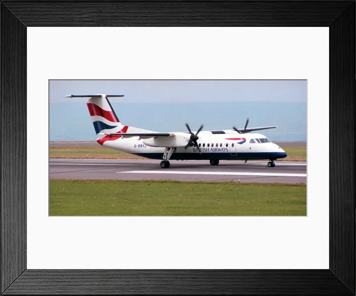 Framed Print : de Havilland Canada DHC-8-311 G-BRYJ Framed Print : de Havilland Canada DHC-8-311 G-BRYJ