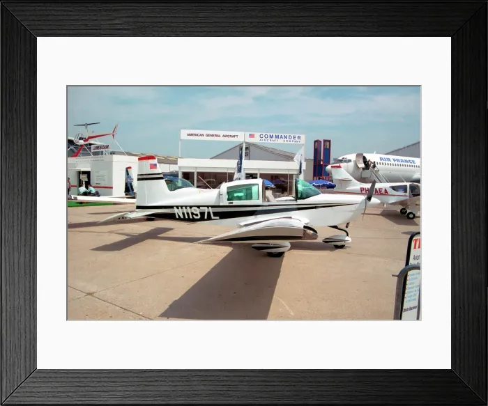 Framed Print : Grumman American AA-5A Cheetah N1197L Framed Print : Grumman American AA-5A Cheetah N1197L