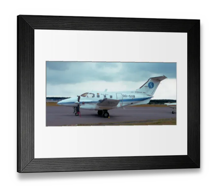 Framed Print : Embraer EMB-121A Xingu OO-SXB Framed Print : Embraer EMB-121A Xingu OO-SXB