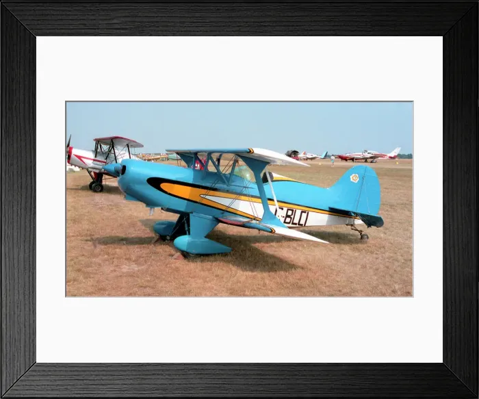 Framed Print : EAA Acro Sport I G-BLCI Bluebottle Framed Print : EAA Acro Sport I G-BLCI Bluebottle