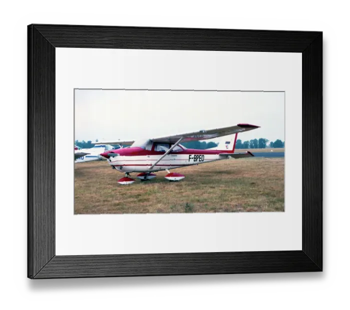 Framed Print : Reims-Cessna F. 172H Skyhawk F-BPEO