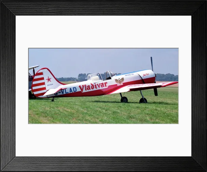Framed Print : Yakovlev Yak-50 G-VLAD Framed Print : Yakovlev Yak-50 G-VLAD