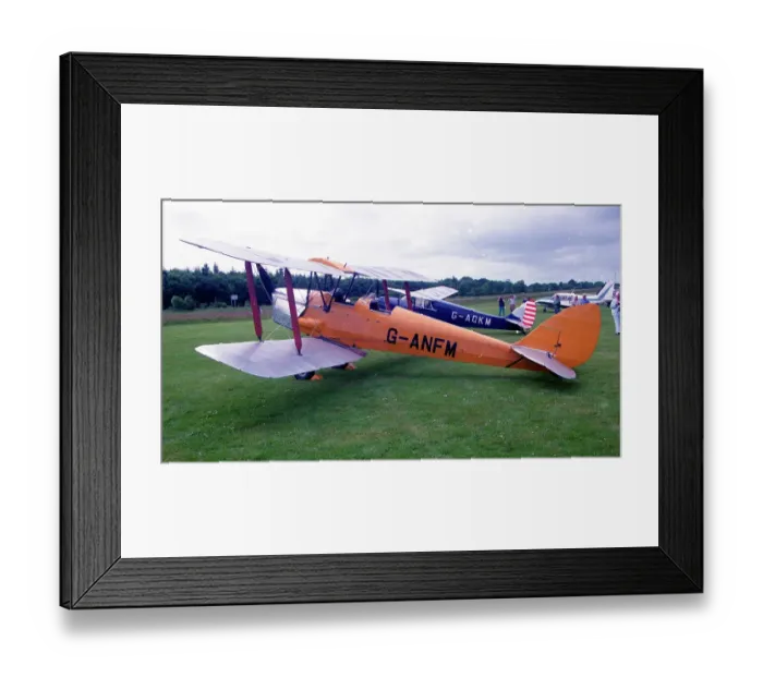 Framed Print : de Havilland DH. 82a Tiger Moth G-ANFM Framed Print : de Havilland DH. 82a Tiger Moth G-ANFM