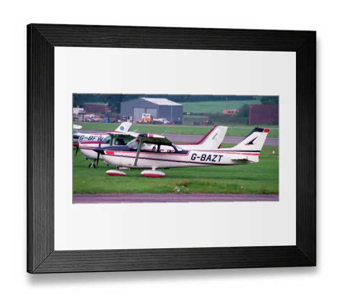 Framed Print : Reims-Cessna F. 172H Skyhawk G-BAZT Framed Print : Reims-Cessna F. 172H Skyhawk G-BAZT