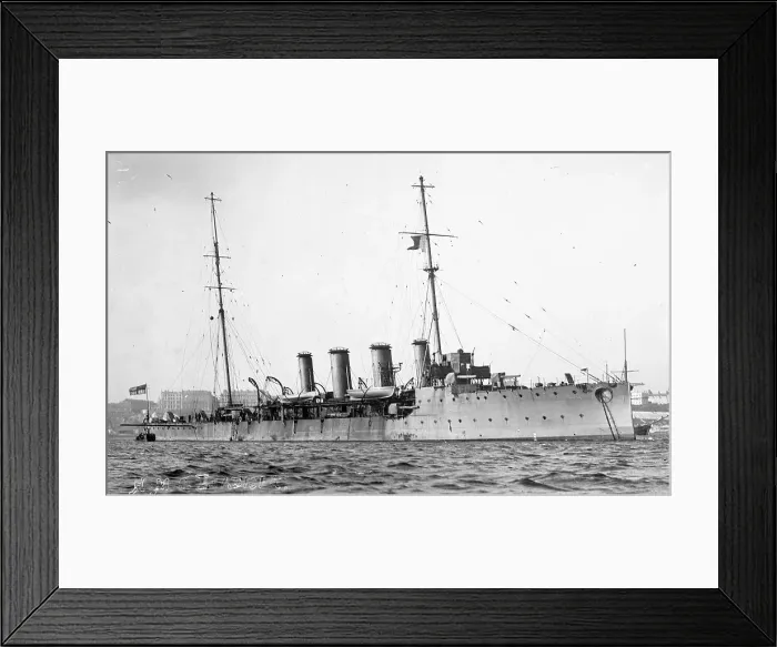 Framed Print : HMS Boadicea - a Boadicea-Class scout cruiser Framed Print : HMS Boadicea - a Boadicea-Class scout cruiser