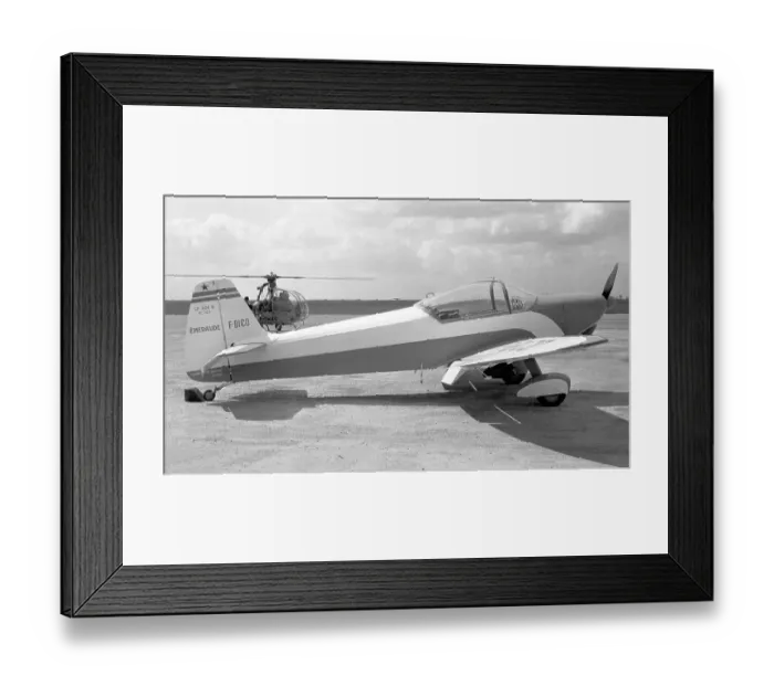 Framed Print : Rousseau-Piel CP-301B Emeraude F-BICO Framed Print : Rousseau-Piel CP-301B Emeraude F-BICO
