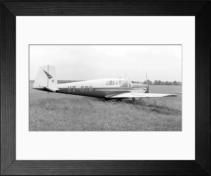 Framed Print : SAAB 91A VT-CTS Framed Print : SAAB 91A VT-CTS