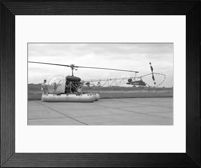 Framed Print : Bell 47G-1 G-ARIA Framed Print : Bell 47G-1 G-ARIA