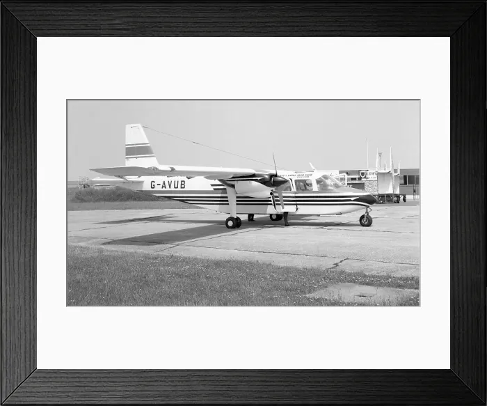 Framed Print : Britten-Norman BN-2A-27 Islander G-AVUB Framed Print : Britten-Norman BN-2A-27 Islander G-AVUB