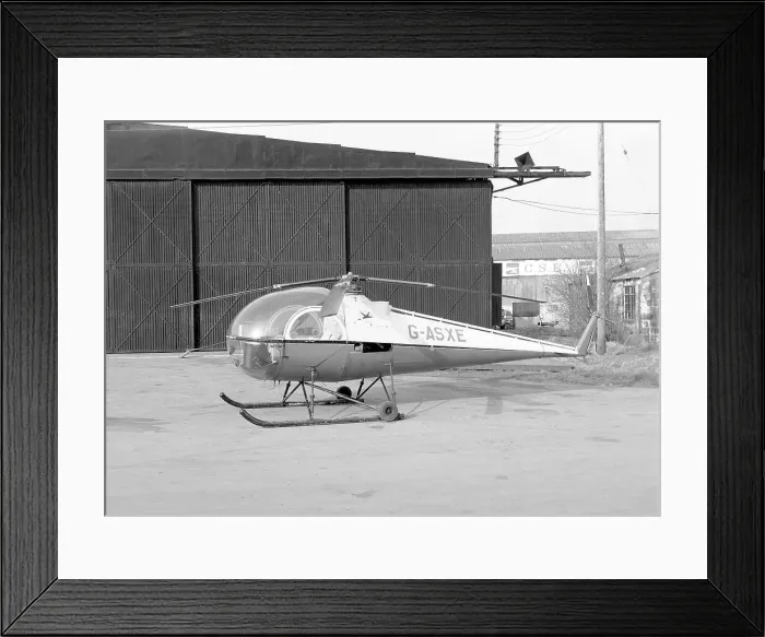 Framed Print : Brantly B-2B G-ASXE Framed Print : Brantly B-2B G-ASXE