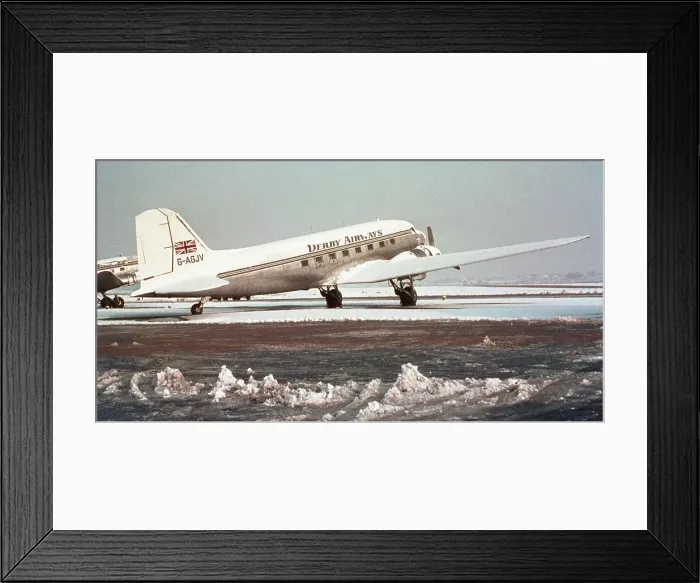 Framed Print : Douglas C-47A Dakota 4 G-AGJV Framed Print : Douglas C-47A Dakota 4 G-AGJV