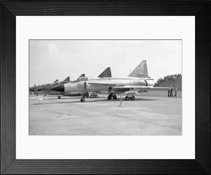 Framed Print : SAAB JA37 Viggen 55 / 51 Framed Print : SAAB JA37 Viggen 55 / 51