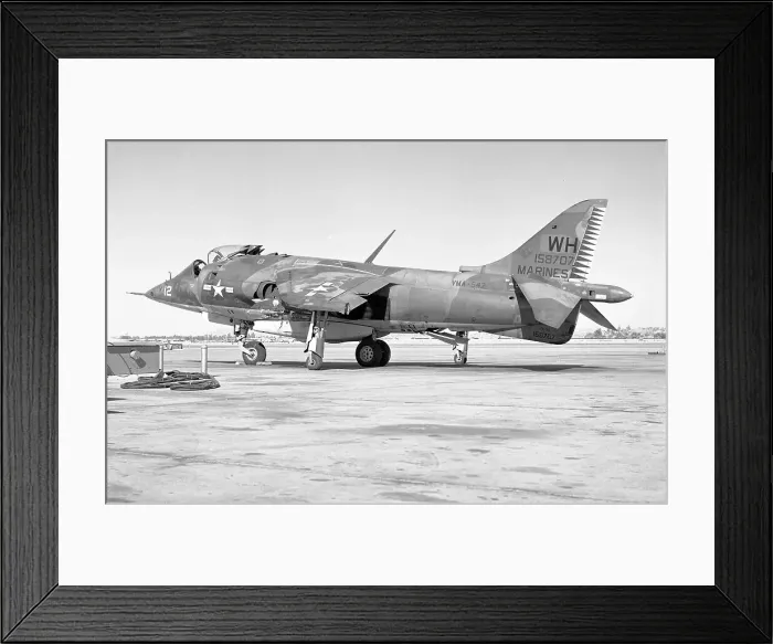 Framed Print : Hawker Siddeley AV-8A Harrier 158707 Framed Print : Hawker Siddeley AV-8A Harrier 158707