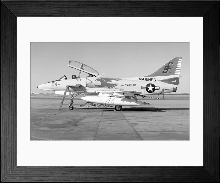 Framed Print : McDonnell Douglas TA-4F Skyhawk 153483 Framed Print : McDonnell Douglas TA-4F Skyhawk 153483