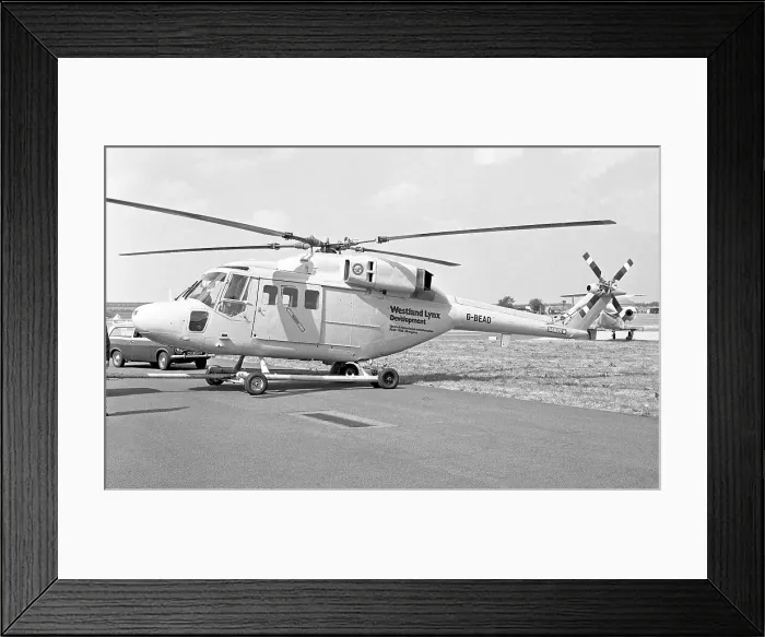 Framed Print : Westland WG. 13 Lynx G-BEAD Framed Print : Westland WG. 13 Lynx G-BEAD