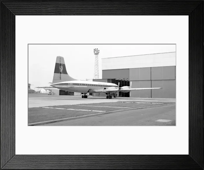 Framed Print : Bristol Britannia 312 G-AOVM Framed Print : Bristol Britannia 312 G-AOVM