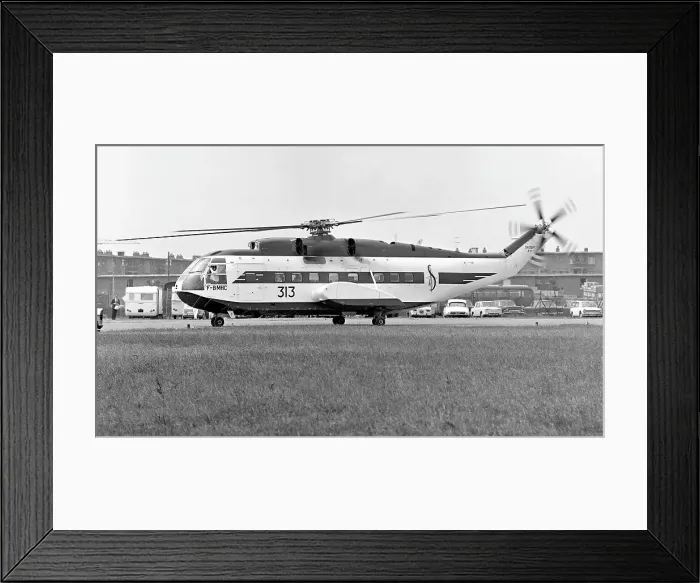 Framed Print : Sud-Aviation SA. 321F Super Frelon F-BHMC Framed Print : Sud-Aviation SA. 321F Super Frelon F-BHMC