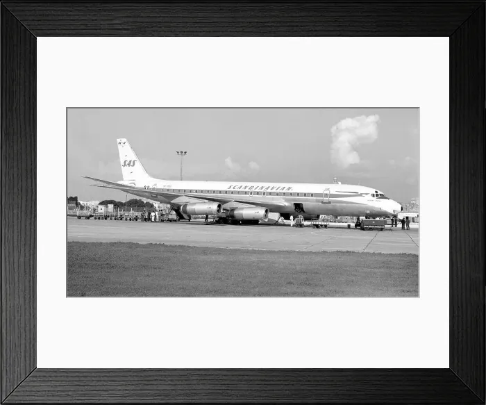 Framed Print : Douglas DC-8-62 SE-DBG Framed Print : Douglas DC-8-62 SE-DBG