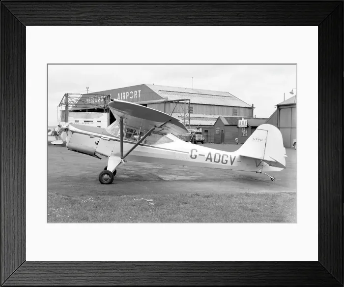Framed Print : Auster J-5R Alpine G-AOGV Framed Print : Auster J-5R Alpine G-AOGV