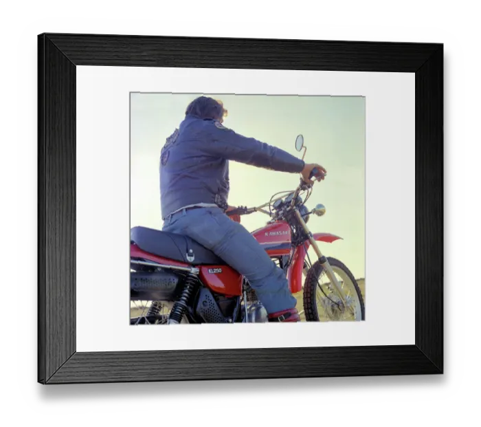 Framed Print : Kawasaki KL 250 motorbike Framed Print : Kawasaki KL 250 motorbike