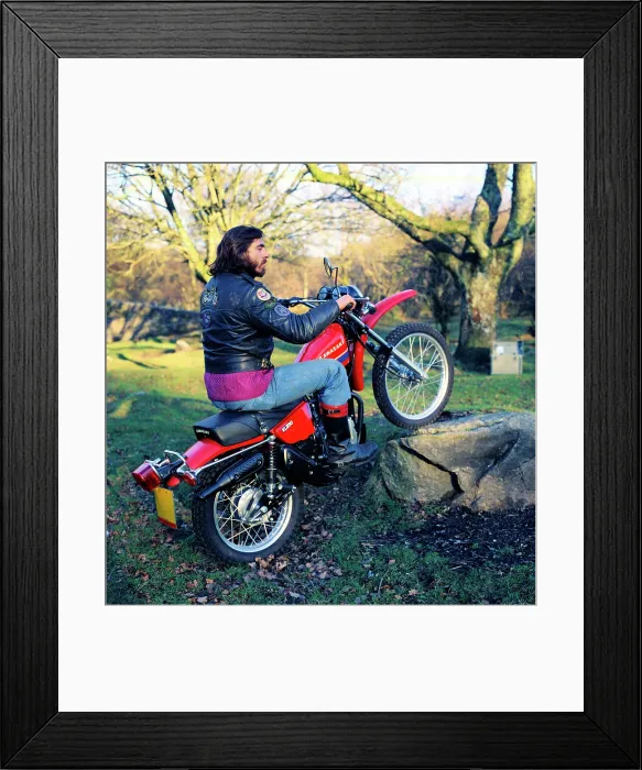Framed Print : Kawasaki KL 250 motorbike Framed Print : Kawasaki KL 250 motorbike