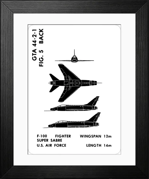 Framed Print : 5 a F-100 Super Sabre Framed Print : 5 a F-100 Super Sabre