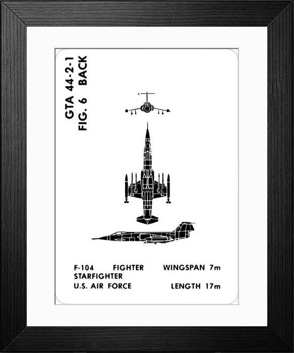 Framed Print : 6 a F-104 Starfighter Framed Print : 6 a F-104 Starfighter