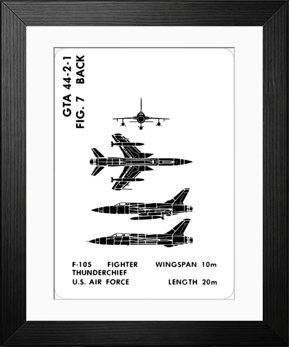 Framed Print : 7 a F-105 Thunderchief Framed Print : 7 a F-105 Thunderchief