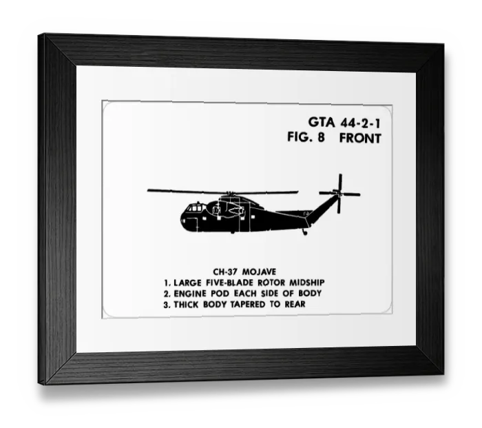 Framed Print : 8 CH-37 Mojave Framed Print : 8 CH-37 Mojave