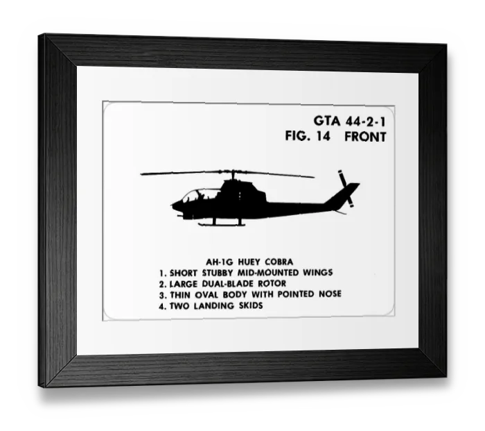 Framed Print : 14 AH-1G Huey Cobra Framed Print : 14 AH-1G Huey Cobra