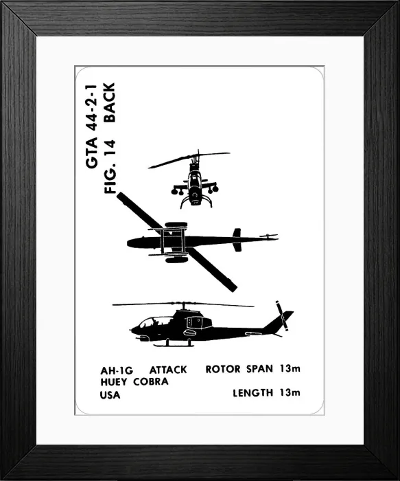 Framed Print : 14 a AH-1G Huey Cobra Framed Print : 14 a AH-1G Huey Cobra