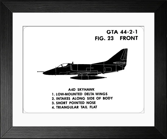 Framed Print : 23 A4D Skyhawk Framed Print : 23 A4D Skyhawk