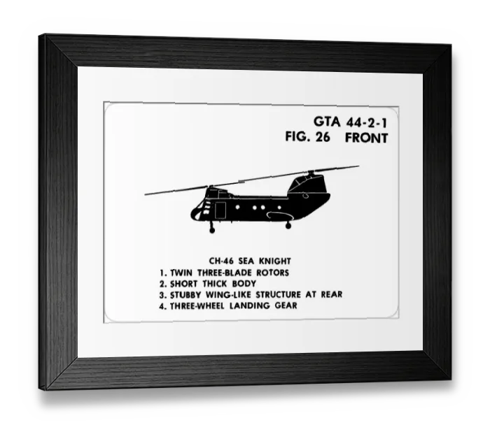 Framed Print : 26 CH-46 Sea Knight Framed Print : 26 CH-46 Sea Knight