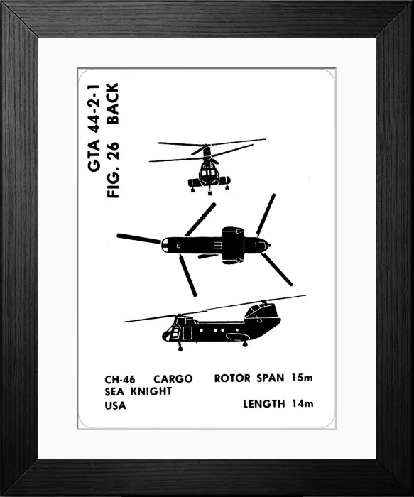 Framed Print : 26 a CH-46 Sea Knight Framed Print : 26 a CH-46 Sea Knight